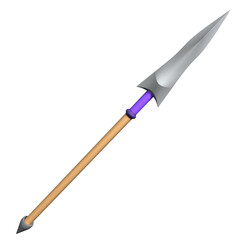 Spear 3D Illustration