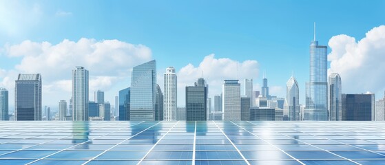 Sustainable Energy Future with Urban Solar Panels