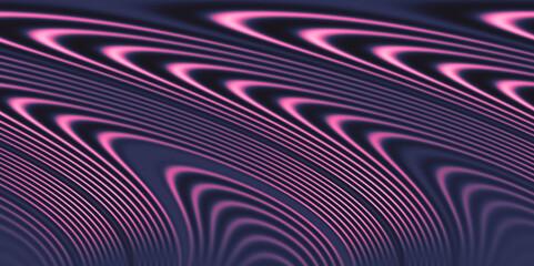 Abstract pink, purple and dark blue wavy background, in the style of image noise, material experimentation, fluid networks. - 738044025
