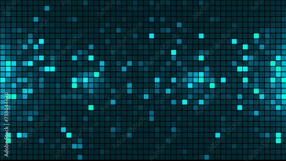 Fototapete seamless abstract background of turquoise squares. abstract gradient background. background for web 