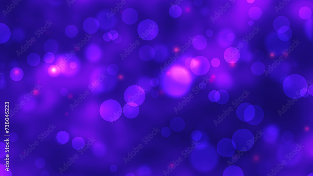 Poster blue bokeh ring on an abstract background. abstract illustration with colorful circle shapes. abstra