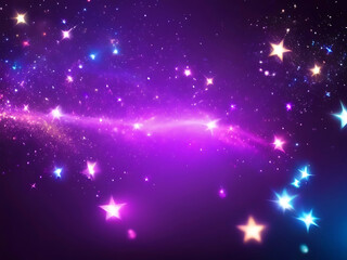 colorful sparkling light neon light shapes abstract wallpaper background 