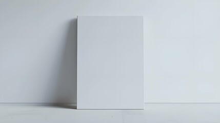 white box on white wall