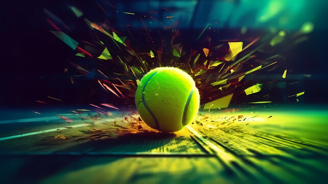 Tennis theme background