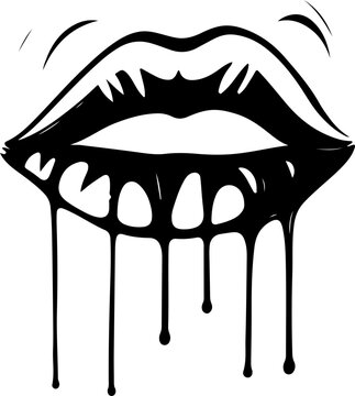 Dripping Lips SVG, Lips SVG, Trippy Lips SVG, Biting Lips SVG, Weed Lips SVG, Shroom Lips SVG, Trippy SVG, Sexy Lips, Lips Sublimation, Lips Cricut