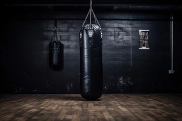 Foto op Canvas Boxing club gym for boxers training athletic conceptual Generative AI image © Tetiana