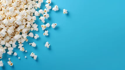 Foto op Aluminium Popcorn background, snack background concept © Derby