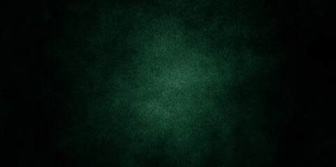 Abstract background with green paper texture and green watercolor painting background. smoke fog or clouds in center with dark border grunge design. black and green grunge watercolor background.