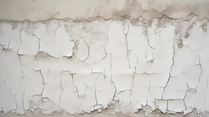 Obraz premium Old wall texture background, damaged cracked plaster and light paint
