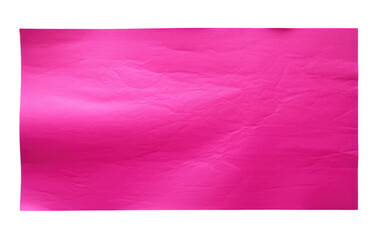 shimmering fuchsia paper. Bright Pink Paper Bag. Isolated on a Transparent Background PNG.