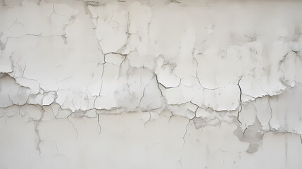 Obraz premium Old wall texture background, damaged cracked plaster and light paint