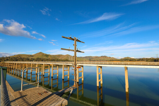 Bridge over Lake Eildon in the Central Highlands region of Victoria