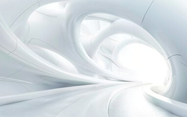 White minimalist abstract background,created with Generative AI tecnology.
