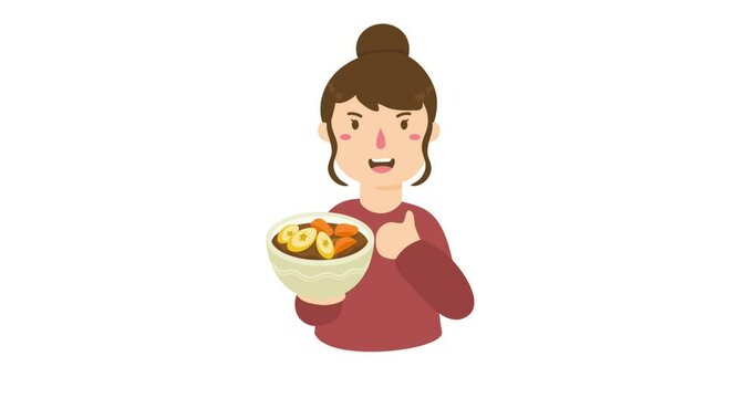 Tasty kolak pisang ubi banana sweet potato compote animation