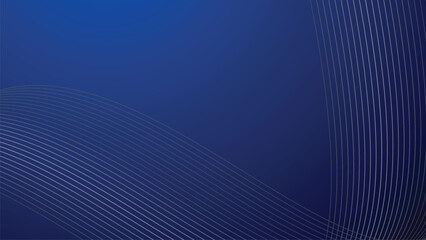 Blue gradient background wallpaper with curve line for backdrop or presentation