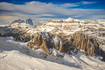 Ski Resort Marmolada Dolomites