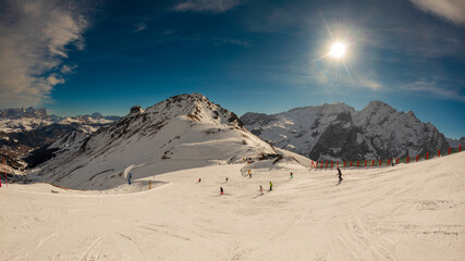 Ski Resort in Dolomites