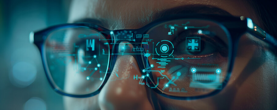 Smart Glasses with Holographic Data Projection