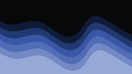 Blue gradient background wallpaper with curve line for backdrop or presentation