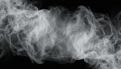 Obraz premium smoke on black background