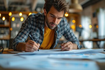 Project managers use the system to generate progress reports by pulling project status data from the database, including milestones achieved, deadlines met, and budget adherence