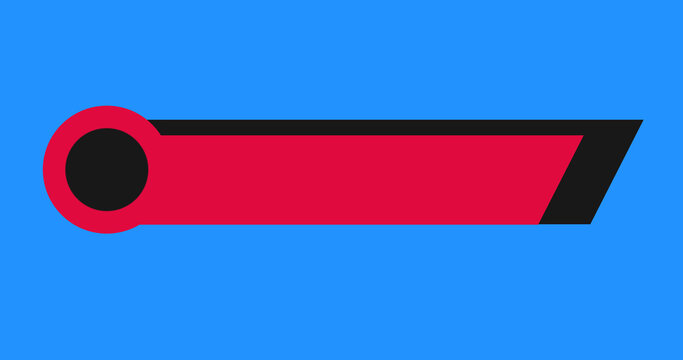 In and out animated simple lower third title banner infographic animation. Hud call out titles action bar technology elements ready to use. Data representation video intro asset with copy space.