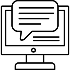Online Chat Icon