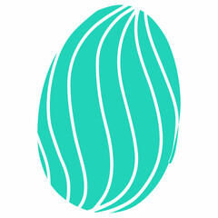 Egg with Easter holiday pattern.