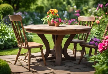 table and chairs