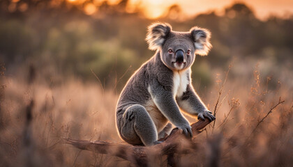 Photo a koala, wild photography