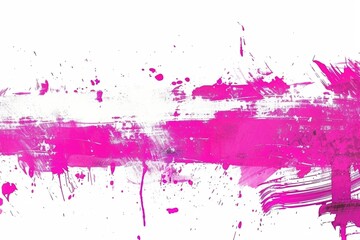 Radiant Pink Glow: Neon Grunge and Scratch Effect Horizontal Banner for Web Page Design