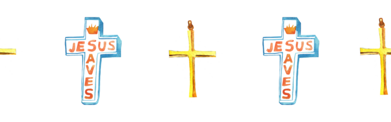 Watercolor hand drawn illustration thanksgiving to the Lord,christian border.Christian. Decorative border for the background of Christian publications, the design of banners, cards, sites