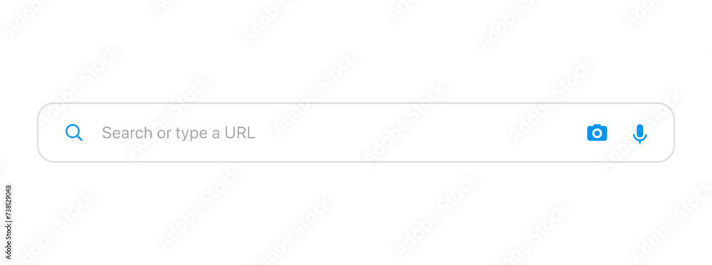 Poster Search Bar with suggestions for UI UX design and web site. Search Address and navigation bar icon. Collection of search form templates for websites. Search engine web browser window template.