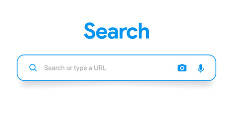 Search Bar with suggestions for UI UX design and web site. Search Address and navigation bar icon. Collection of search form templates for websites. Search engine web browser window template.