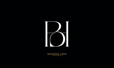 HB, BH, B, H, Abstract Letters Logo Monogram