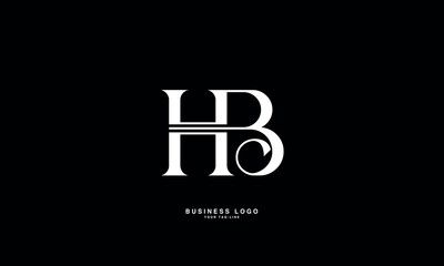 HB, BH, B, H, Abstract Letters Logo Monogram