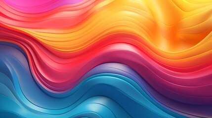 Multicolor Wavy Background