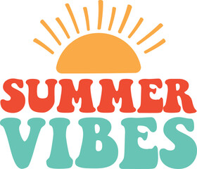 Retro summer svg design, summer svg design
