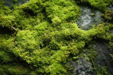Naklejka na ściany i meble moss on the stone