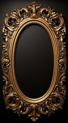 ornate gold gilded picture frame