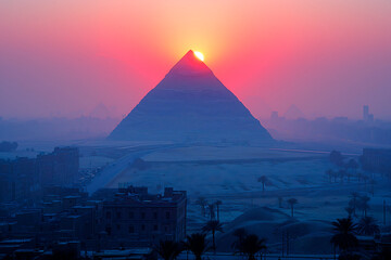 The City Awakens with Giza’s Light