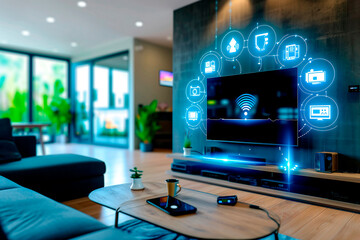The Digital Revolution Holographic Icons in Your Living Room