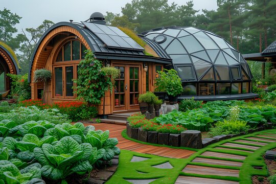 Sustainable and ecological constructions of natural materials