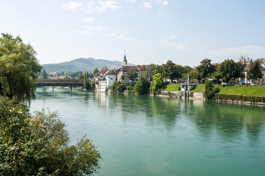 Olten mit Aare im Vorgrund