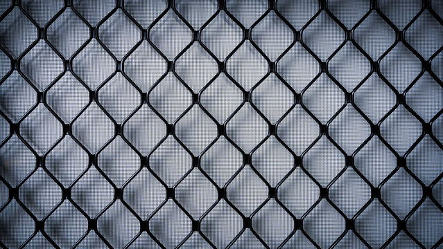 Black and White Image of mesh, Seamless diagonal pattern. Repeated decorative design. Abstract texture for wallpaper.