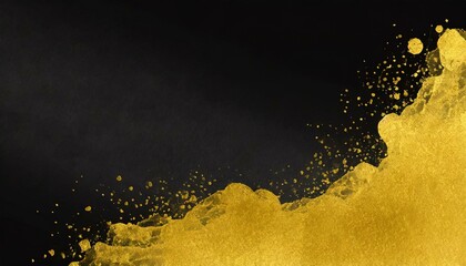splash on yellow background