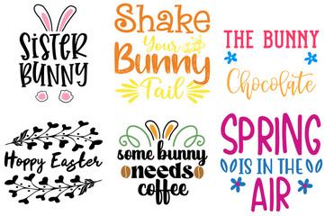 Decorative Easter Day Invitation Set Vector Illustration for Advertising, Presentation, Social Media Post