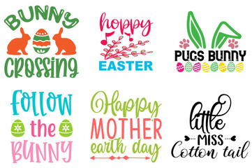 Classic Easter and Spring Labels And Badges Set Vector Illustration for Infographic, Logo, Bookmark