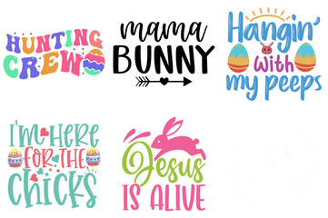 Classic Easter and Holiday Invitation Collection Vector Illustration for Printable, Wrapping Paper, Mug Design