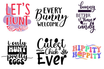 Vibrant Easter and Spring Labels And Badges Collection Vector Illustration for Printing Press, Wrapping Paper, Poster